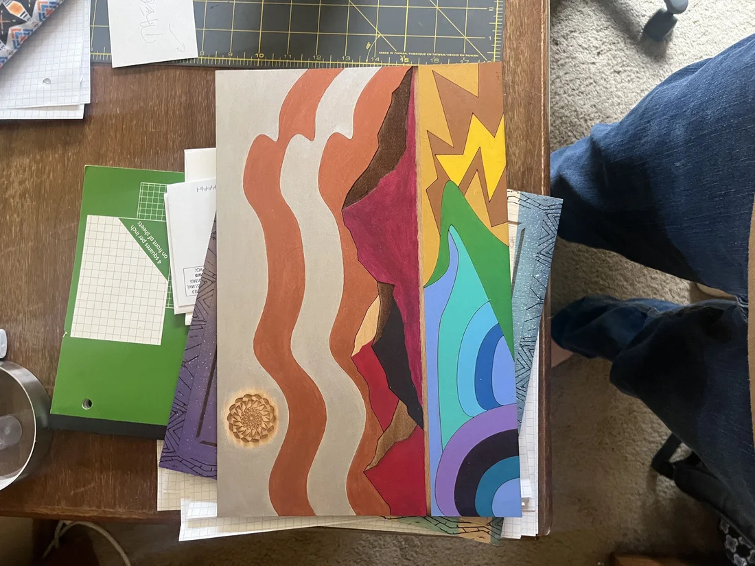 Range — original, painted by hand